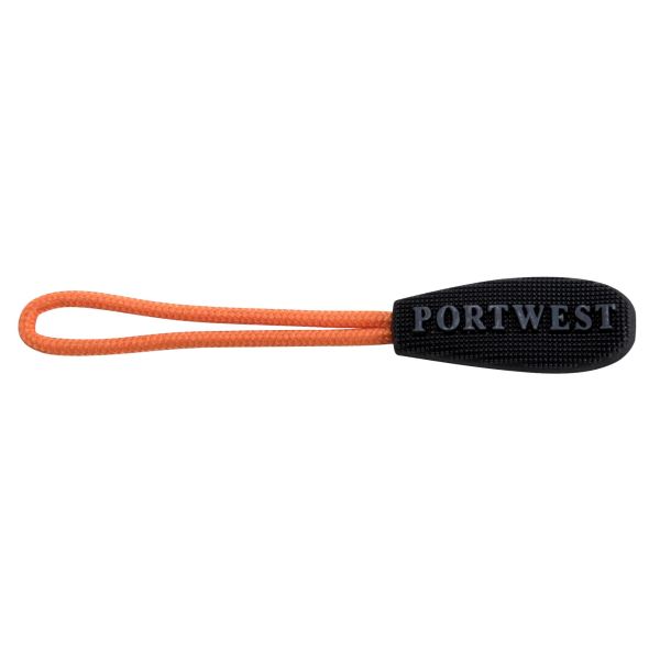Portwest Orange Replaceable Zip Pullers 