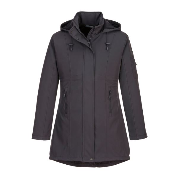 Portwest Charcoal Grey Carla Women's Softshell Jacket (3L) 