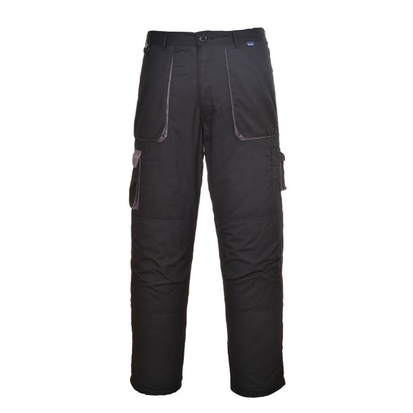 Portwest Black Portwest Texo Contrast Trousers 
