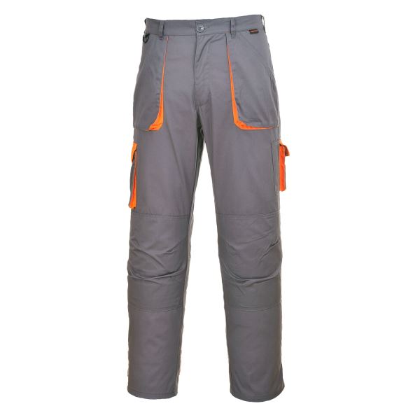 Portwest Grey Portwest Texo Contrast Trousers 